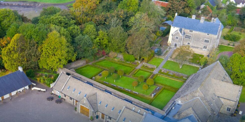 Llancaiah Fawr aerial view